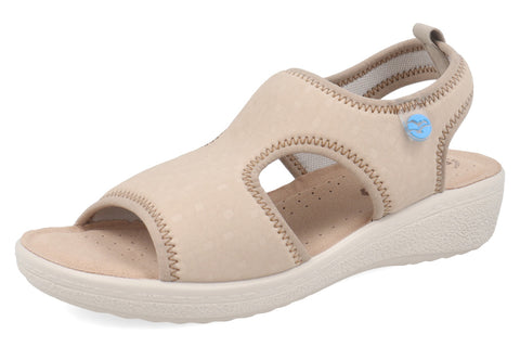 Sandalo da Donna in Microfibra Elastica