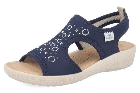Sandalo da Donna in Microfibra Elastica