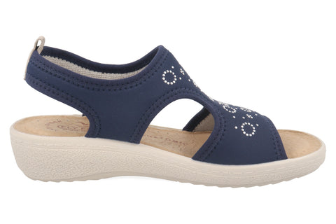 Sandalo da Donna in Microfibra Elastica