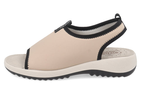 Sandalo da Donna in Microfibra Elastica