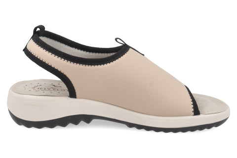 Sandalo da Donna in Microfibra Elastica