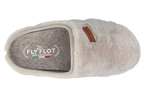 Ciabatta da Donna in Microfibra E Peluche