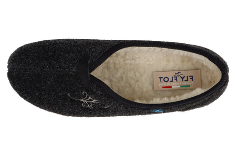 Pantofola da Donna in Foderata Vera Lana