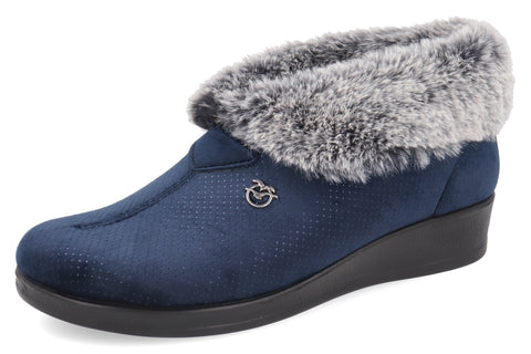 Pantofola da Donna in Microfibra E Peluch