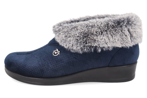 Pantofola da Donna in Microfibra E Peluch