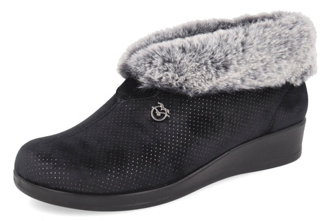 Pantofola da Donna in Microfibra E Peluch