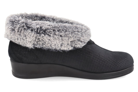 Pantofola da Donna in Microfibra E Peluch