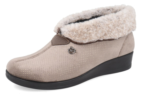Pantofola da Donna in Microfibra E Peluch