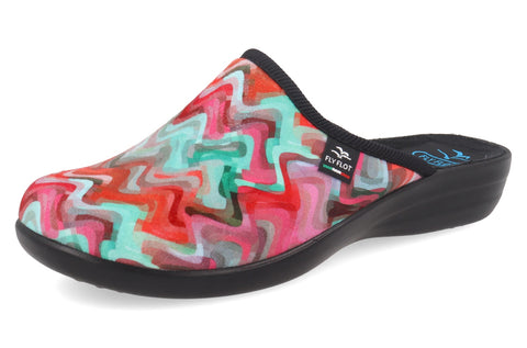 Dames stoffen pantoffel