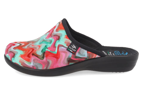 Dames stoffen pantoffel